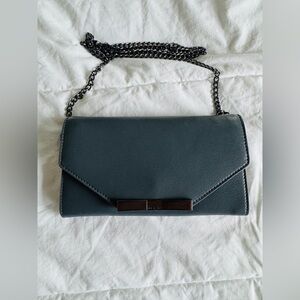 Elegant Ted Baker London slate gray shoulder bag